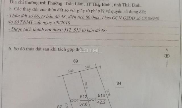 Cần bán cấp 4 cửa xếp mới xây có gác lửng siêu rộng phường Trần Lãm, TP Thái Bình