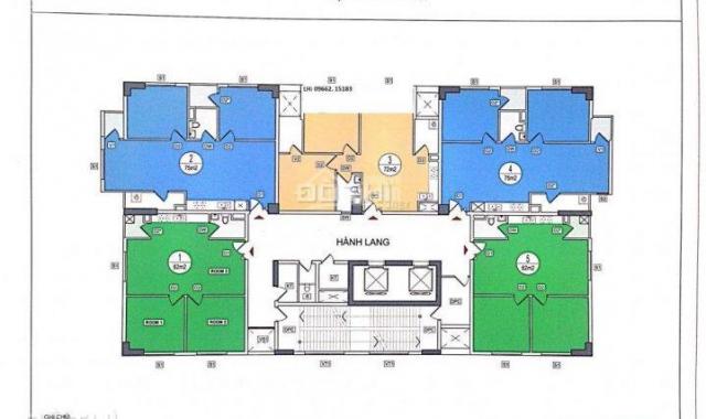 Bán CHCC CT2 Hoàng Cầu, DT 62.7m2 (nhà mới 100%, view khuôn viên, nhận nhà ngay), 0901.563.989