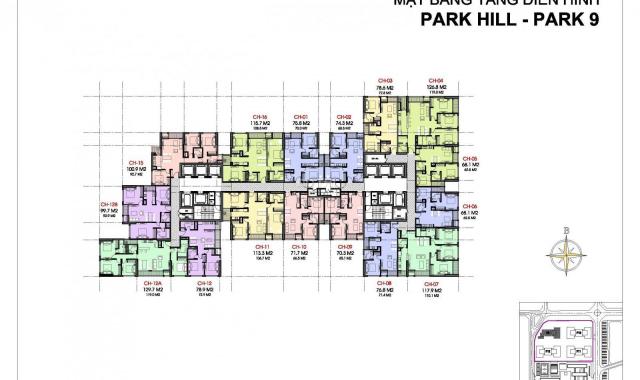 Nhà mình cần bán căn góc tòa Park 9 - 126,8m2 giá 5.75 tỷ, nhà đẹp (ảnh thật)