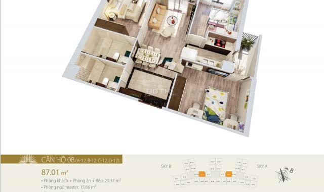 Chính chủ cần bán căn hộ 3 phòng ngủ view sân vườn Imperia Sky Garden giá rẻ - liên hệ: 0988743443