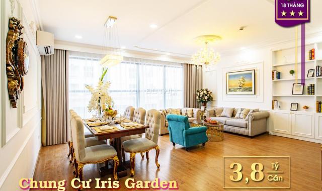 Chủ đầu tư mở bán căn hộ cao cấp 2PN-3PN, tại Iris Garden với nhiều ưu đãi lớn, LH: 0975897169