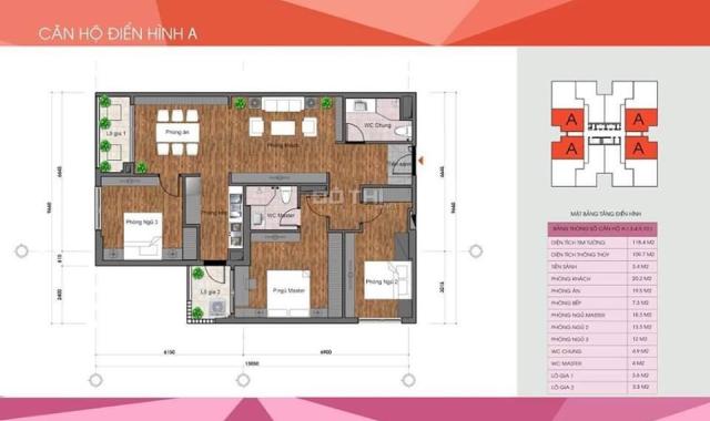 Bán căn hộ chung cư tại dự án chung cư The Legacy, Thanh Xuân, Hà Nội, DT 118m2, giá 31 tr/m2