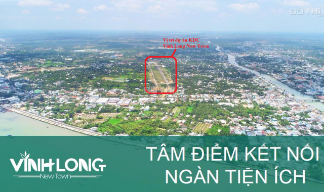 Bán đất nền sổ đỏ 4.5mx25m mặt tiền đường 30m giá rẻ tâm điểm đầu tư TP Vĩnh Long
