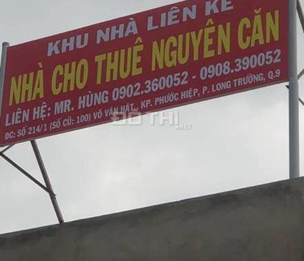 Cho thuê nhà đẹp 214/1 Võ Văn Hát, Long Trường, chỉ 5.5 tr/th, ở ngay