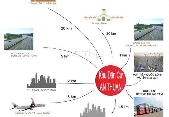 Đất nền cổng chính sân bay Long Thành - Sổ hồng thổ cư 100% giá 1.7 tỷ/nền LH: 0933586362