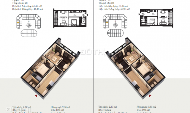 Chuyển nhượng ngay căn 1PN tại chung cư cao cấp Sunshine Garden liền kề Park Hill - Times City