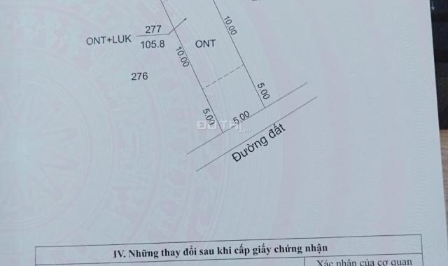 Cơ hội vàng, sở hữu lô đất gần KCN Phước Đông 5x21m thổ cư 50m2, giá chỉ 340 triệu