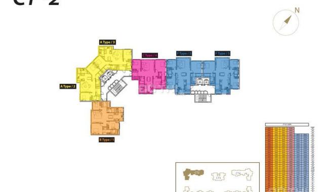 Bán gấp chung cư Hyundai Hillstate Hà Đông, CT2, tầng 17, 3 phòng ngủ, 134m2, lh 0948422828
