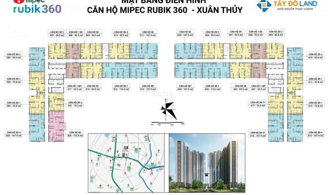 Mipec Rubik 360 mở bán đợt 1 giá chỉ từ 40 tr/m2, full NT cao cấp, CK 6%, ls 0%, lh: 0987409395