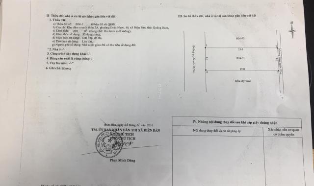 Cần bán 6 lô KĐT 2A - đường 10,5m - Điện Ngọc - Quảng Nam