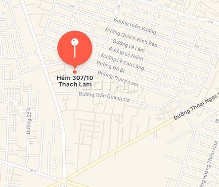 Cần bán gấp đất đẹp HXH tại đường Thạch Lam, phường Phú Thạnh, Tân Phú, giá đầu tư