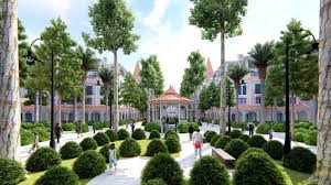 Mở bán biệt thự lâu đài phố Lotus Center trong khu đô thị Ciputra chuẩn quốc tế giá tốt ưu đãi lớn