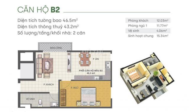 Chỉ 500tr/căn sở hữu vĩnh viễn nhà ở xã hội Green Homes gần chợ Ninh Hiệp