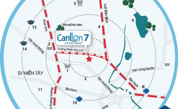 Carillon 7 - Ngay Đầm Sen Tân Phú - 49m2 - 1,73 tỷ, 71m2 - 2,23 tỷ - Quý 1/2020 giao nhà 0939810704