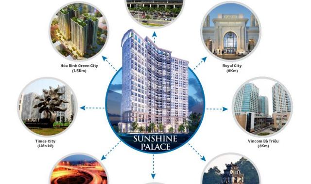 Bán căn hộ Sunshine Palace diện tích 80m2, giá 2.350 tỷ, ngõ 13 Lĩnh Nam