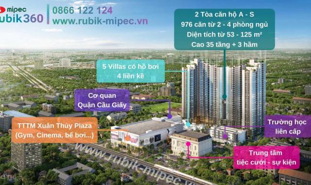 Mipec Rubik 360 Xuân Thủy, căn hộ đầu tư sinh lời gấp 3
