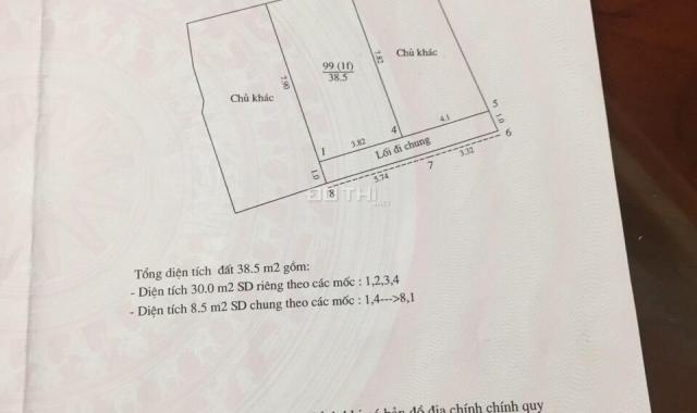 Bán nhà ngõ 461, Minh Khai - nhà mới - DT 38m2 - giá 2,5 tỷ