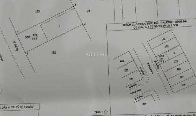 Nhà gác đúc Bình Đa 5x15m, đường ô tô, gần vòng xoay Tam Hiệp, giá rẻ dịp tết