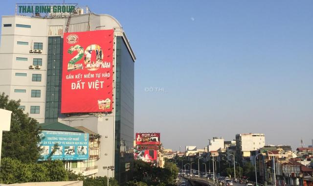 Nhà mặt đường Đại Cồ Việt, gần Phố Huế, 72m2 x 5T thang máy, MT 5m, vỉa hè 5m, giá 30 tỷ