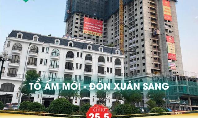 Ngoại giao căn hộ cao cấp 91m2 gần KĐT Việt Hưng, nhận nhà T3/2020, giá 24 triệu/m2