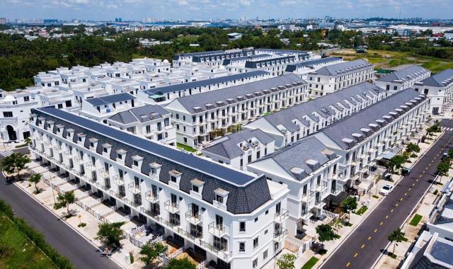 Nhà phố shophouse compound Sim City, 4.55 tỷ/căn, 84m2, 1 trệt 2 - 3 lầu có ST, hỗ trợ vay NH