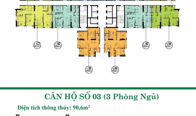 Căn hộ số 03 tòa A6 tầng cao chung cư An Bình City