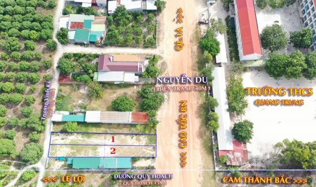Bán đất 2 mặt tiền Nguyễn Du ngay trung tâm thị trấn Cam Đức