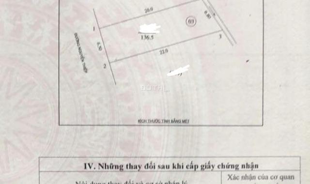 Lô mặt đường Nguyễn Thiếp gần ngã tư vịt 117, đường rộng 15m (nở hậu)
