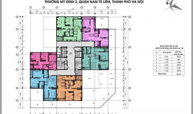 Chính chủ muốn nhượng lại căn góc CT5-6 Lê Đức Thọ. LH 0979.772.332