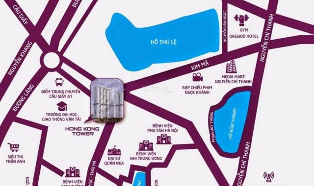 Cần bán căn hộ cao cấp tại chung cư Hong Kong Tower - Đê La Thành, Đống Đa, HN, giá hot