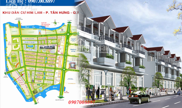 Cần tiền bán biệt thự đẹp khu đô thị Him Lam Kênh Tẻ, Tân Hưng Quận 7 đối diện công viên, giá 27 tỷ