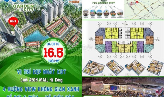 Bán căn hộ chung cư tại dự án FLC Garden City, Nam Từ Liêm, Hà Nội, diện tích 49m2, giá 16 tr/m2