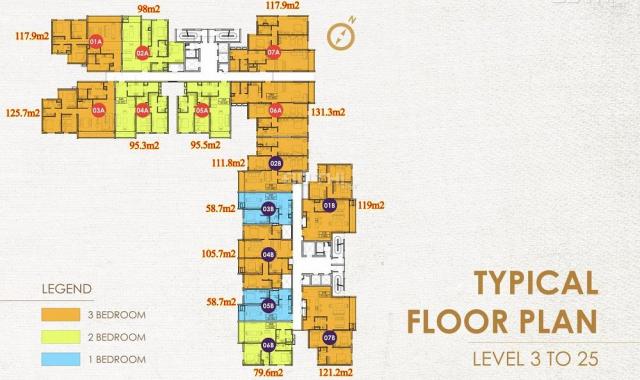 Bán căn ngoại giao Chelsea Residences E2 Yên Hòa 95.5m2 giá rẻ - 0903279587