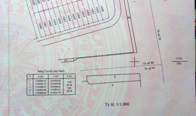 Đất thổ cư Phước Long B, quận 9, 5 x 26m, 60tr/m2 - 7.7 tỷ TL CC