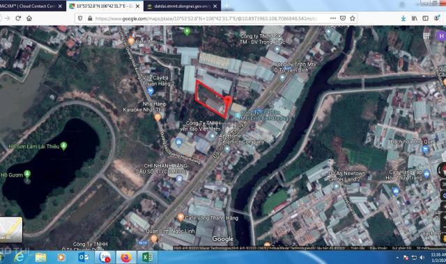 Bán gấp đi nước ngoài định cư lô đất có nhà xưởng ở Thuận An, gần cầu Ông Bố