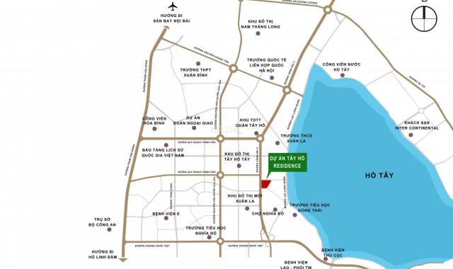 Bán nhà biệt thự, liền kề tại dự án Tây Hồ Residence, Tây Hồ, Hà Nội diện tích 131,3m2, giá 21.5 tỷ