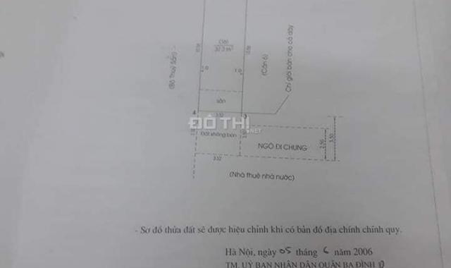 Nhà phân lô ngõ phố Kim Mã, Ba Đình, Hà Nội, dt 45 m2 x 4T, giá 4.2 tỷ