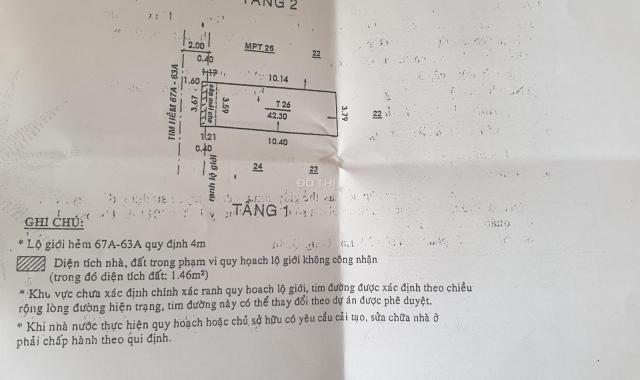 Bán nhà hẻm 647 Lạc Long Quân, Tân Bình, 3,67x10.4m