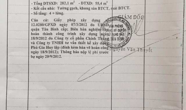 Cần tiền bán nhà MT đường Nguyễn Sỹ Sách, P. 15, Q. Tân Bình, TP. HCM giá rẻ