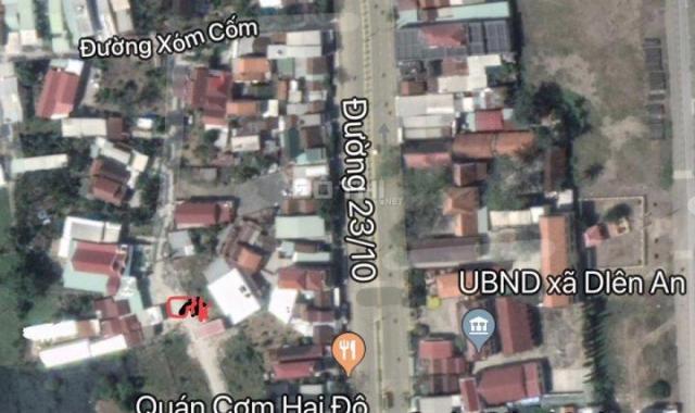 Bán lô đất gần UBND xã Diên An, cách 23/10 150m, 2 đường đi