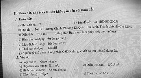 Bán nhà 2 mặt tiền hẻm tại đường Trường Chinh, phường 12, Tân Bình, tiện kinh doanh, giá tốt