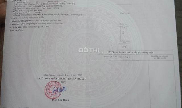 2,37 tỷ giá tốt cho mua ở hay đầu tư 66m2 đất sổ đỏ, gần Quốc Lộ 32, thị trấn Phùng, Đan Phượng
