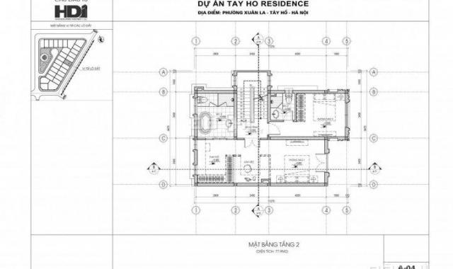 Bán gấp BT 68A Võ Chí Công, đối diện Starlake, DT 132m2, 3.5 tầng, MT 8,5m hướng ĐN, vào tên HĐ