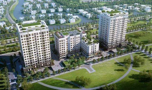 Bán căn hộ 2PN dự án Valencia Garden - CT19B KĐT Việt Hưng, ban công view Vinhomes, giá 23tr/m2