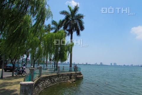 Bán gấp trước tết mặt phố Nguyễn Đình Thi, Tây Hồ: 3 tầng, 153m2. Xây khách sạn, view Hồ Tây