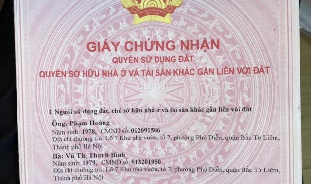 Bán nhà riêng tại Phường Phú Diễn, Bắc Từ Liêm, Hà Nội diện tích 31.7m2 giá 3.3 tỷ