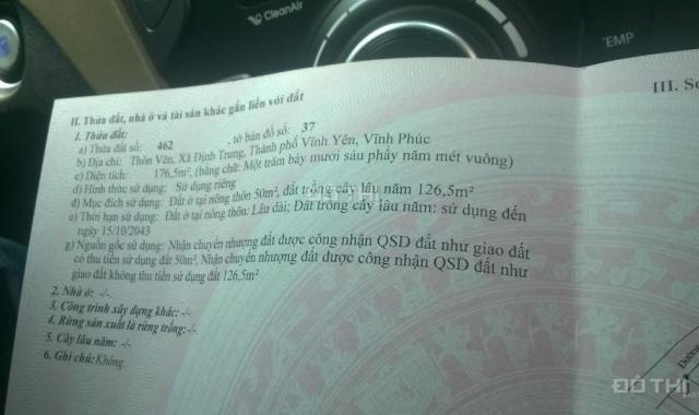 Bán nhà riêng tại đường Nguyễn Tất Thành, Xã Định Trung, Vĩnh Yên, Vĩnh Phúc, diện tích 176,5m2