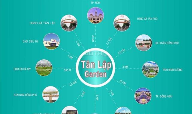 Bán đất nền giá tốt đối diện KCN Hà Mỵ Đồng Xoài, SHR, giá 3,8tr/m2