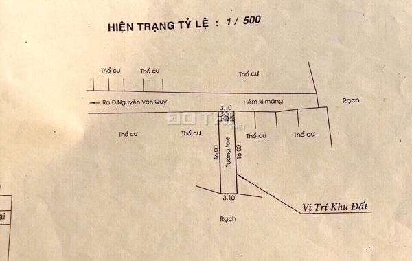 Bán nhà gác lửng hẻm 88 Nguyễn Văn Quỳ , Quận 7, LH: 0902.804.966