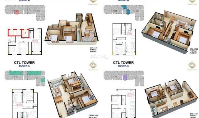 Bán căn hộ chung cư tại dự án CTL Tower, Quận 12, diện tích 60m2, giá 1.7 tỷ